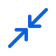 Two arrows converging to a point